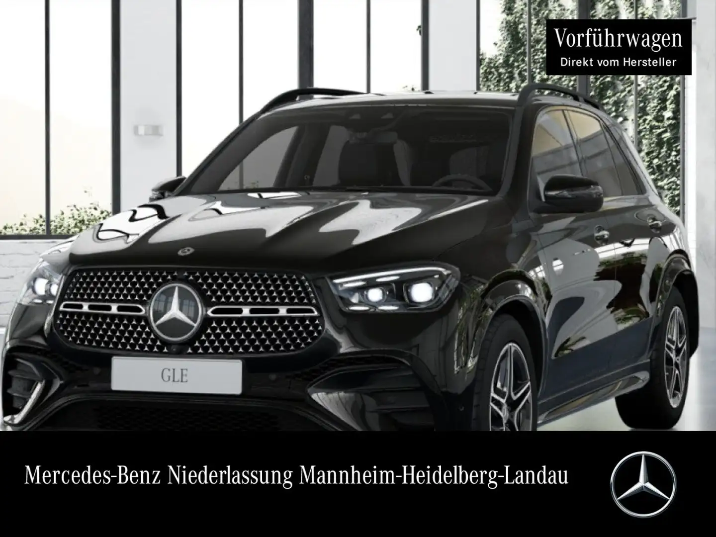 Mercedes-Benz GLE 300 d 4M AMG+NIGHT+360+AHK+MULTIBEAM+20"+SPUR Negru - 1