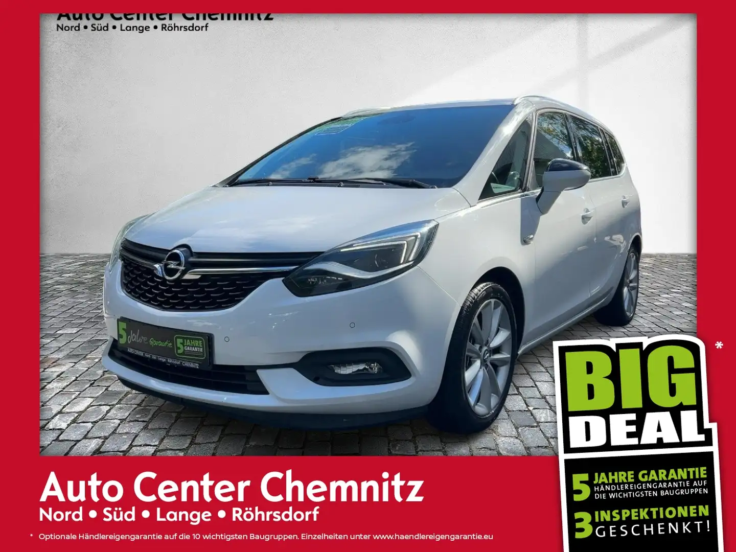 Opel Zafira 1.4 ON 7Sitzer/LED/Navi/SHZ+LHZ/PDC/Kamera Blanc - 1