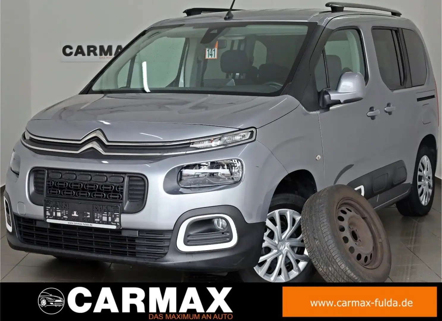 Citroen Berlingo Live M, Navi,SH,Carplay, 8fach bereift! Grau - 2
