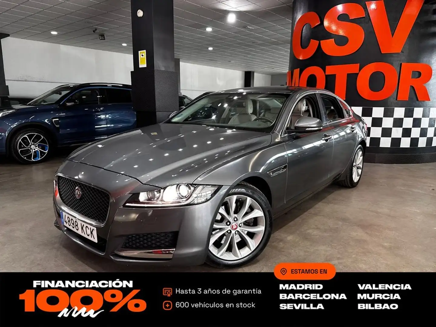 Jaguar XF 2.0D 180PS Pure Gris - 1
