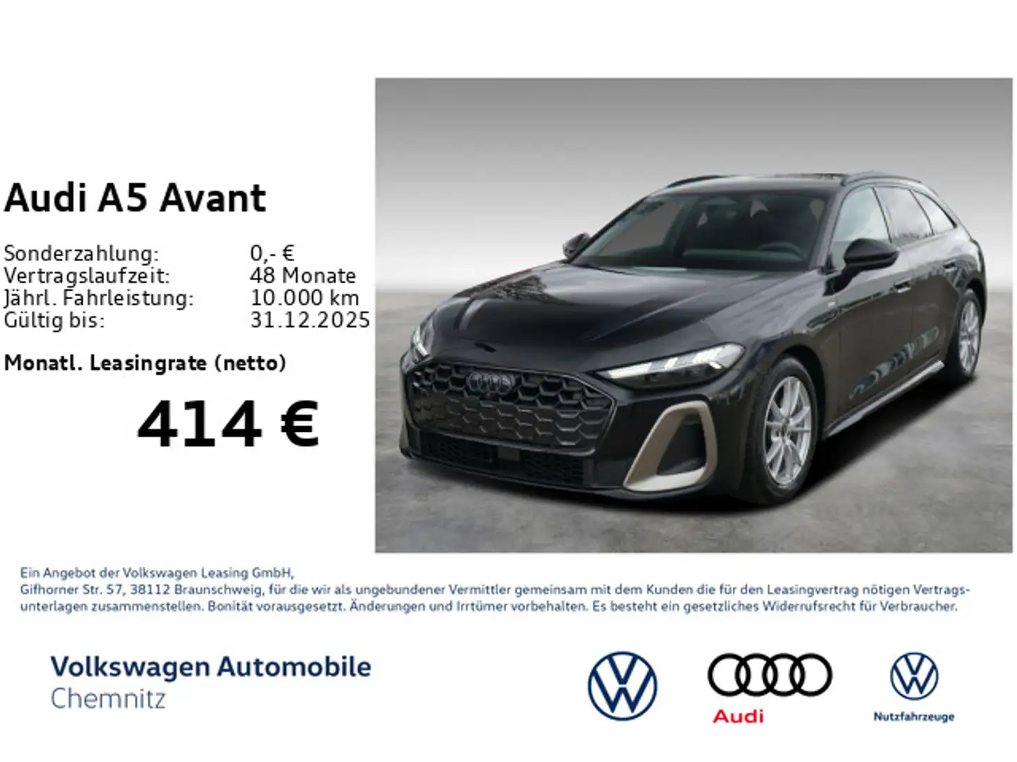 Audi A5 2.0 TDI quattro edition one *TechPlus* Schwarz - 1