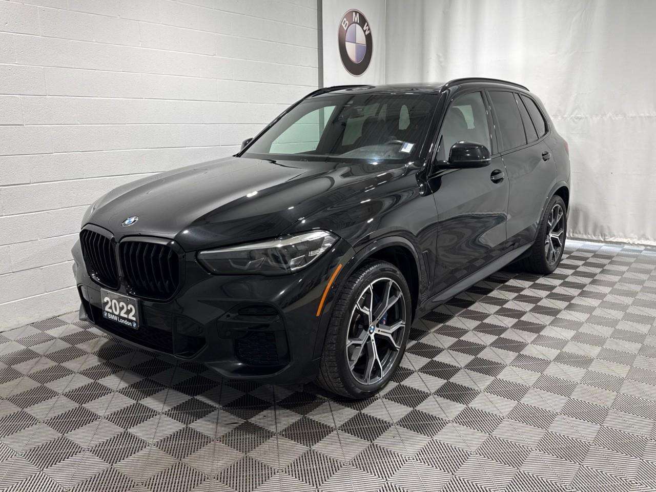 2022 BMW X5 Black Sapphire with Black interior Driving assista