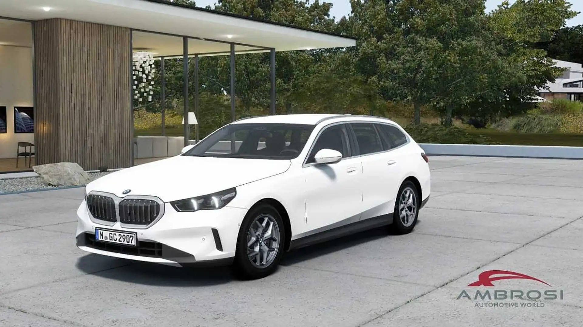 BMW 520 Touring 520d xDrive Touring Bianco - 1