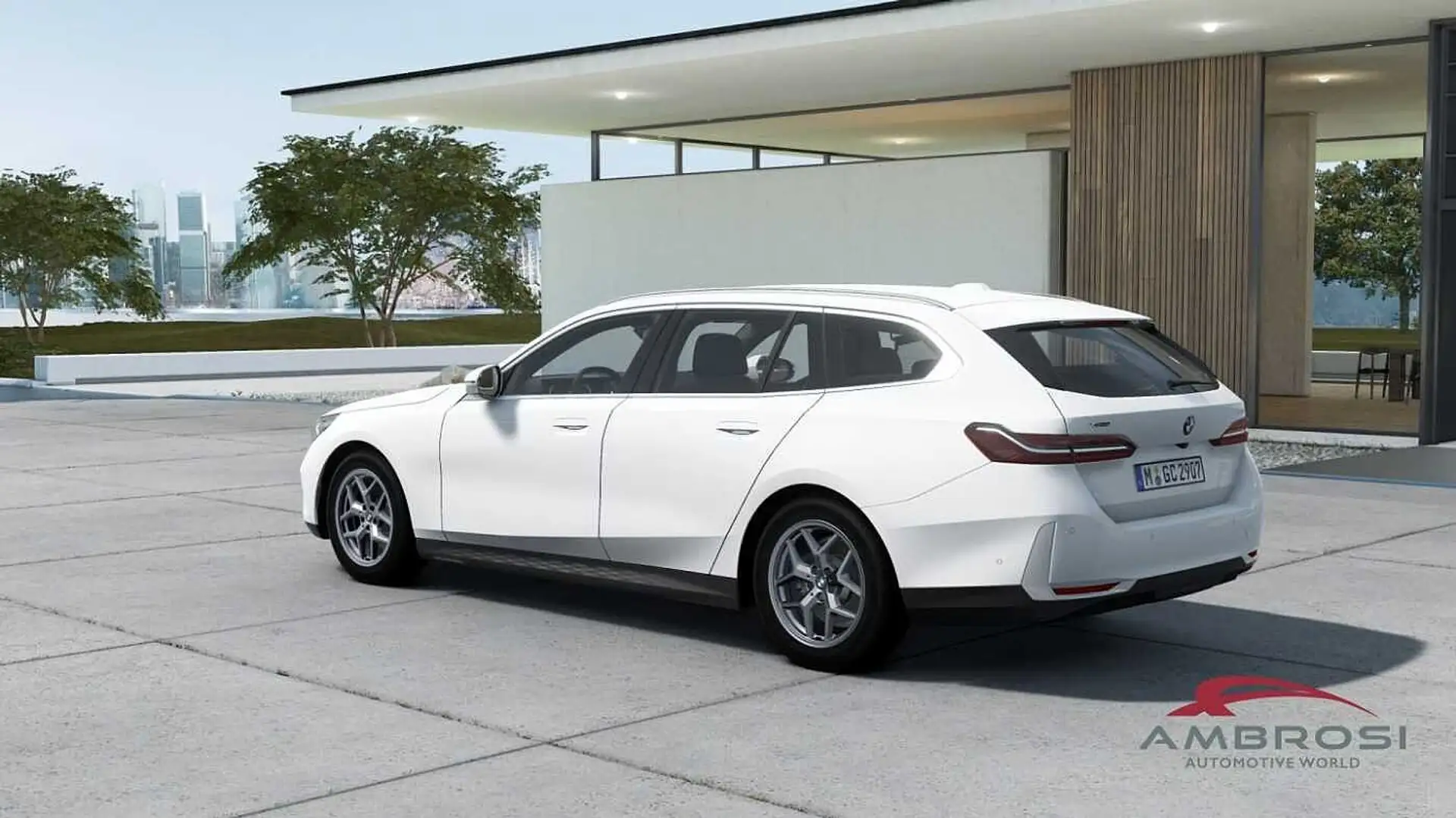 BMW 520 Touring 520d xDrive Touring Bianco - 2