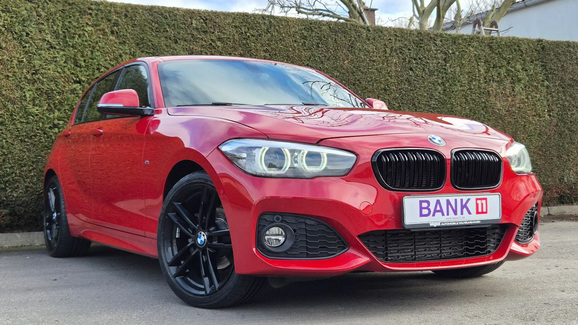 BMW 118 i Aut.Edition M Sport Shadow/NAVI/SHZ/LED/PDC Rot - 1
