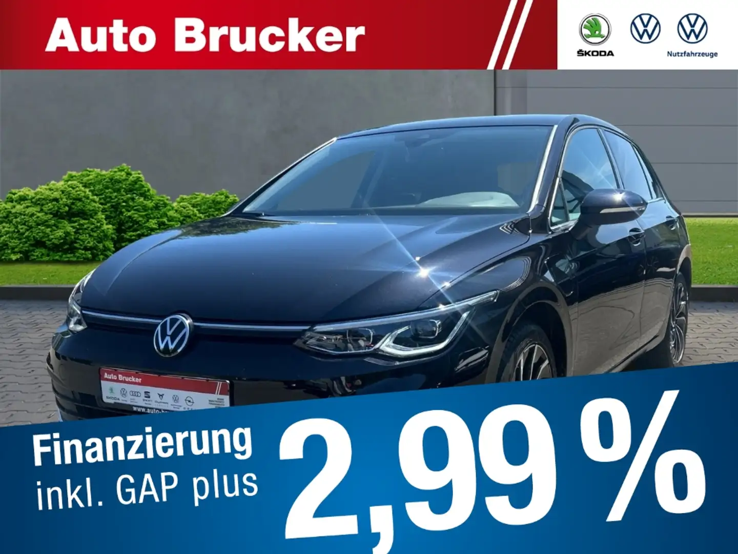 Volkswagen Golf VIII Style eHybrid 1.4 LED+Navi+SHZ+3-Zonen-Klimaa Noir - 1