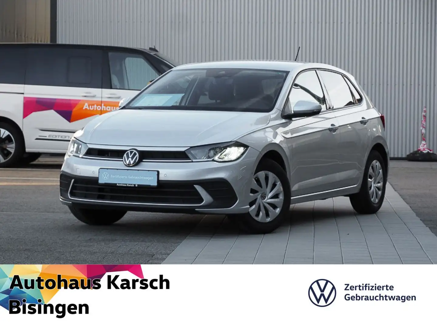 Volkswagen Polo 1.0 TSI DSG Life CLIMATRONIC, LED, IQ.DRIVE Silber - 1