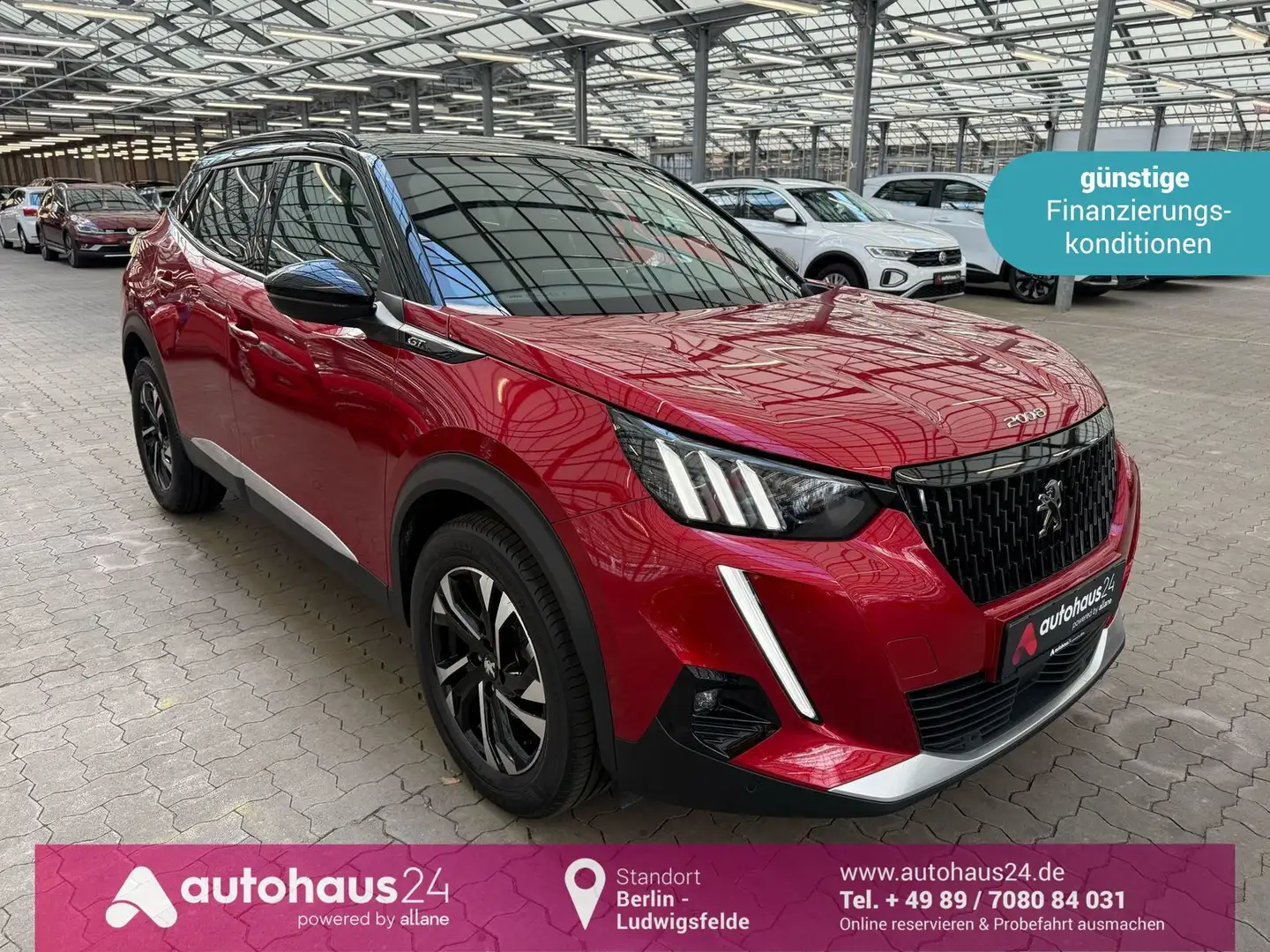 Peugeot 2008 1.2 PureTech 130 GT  LED|Sitzhzg|Kamera Rood - 1