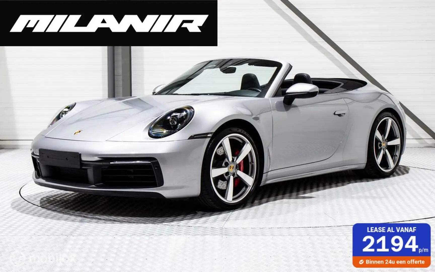 Porsche 911 Cabrio 3.0 Carrera 4 S Серебристый - 1