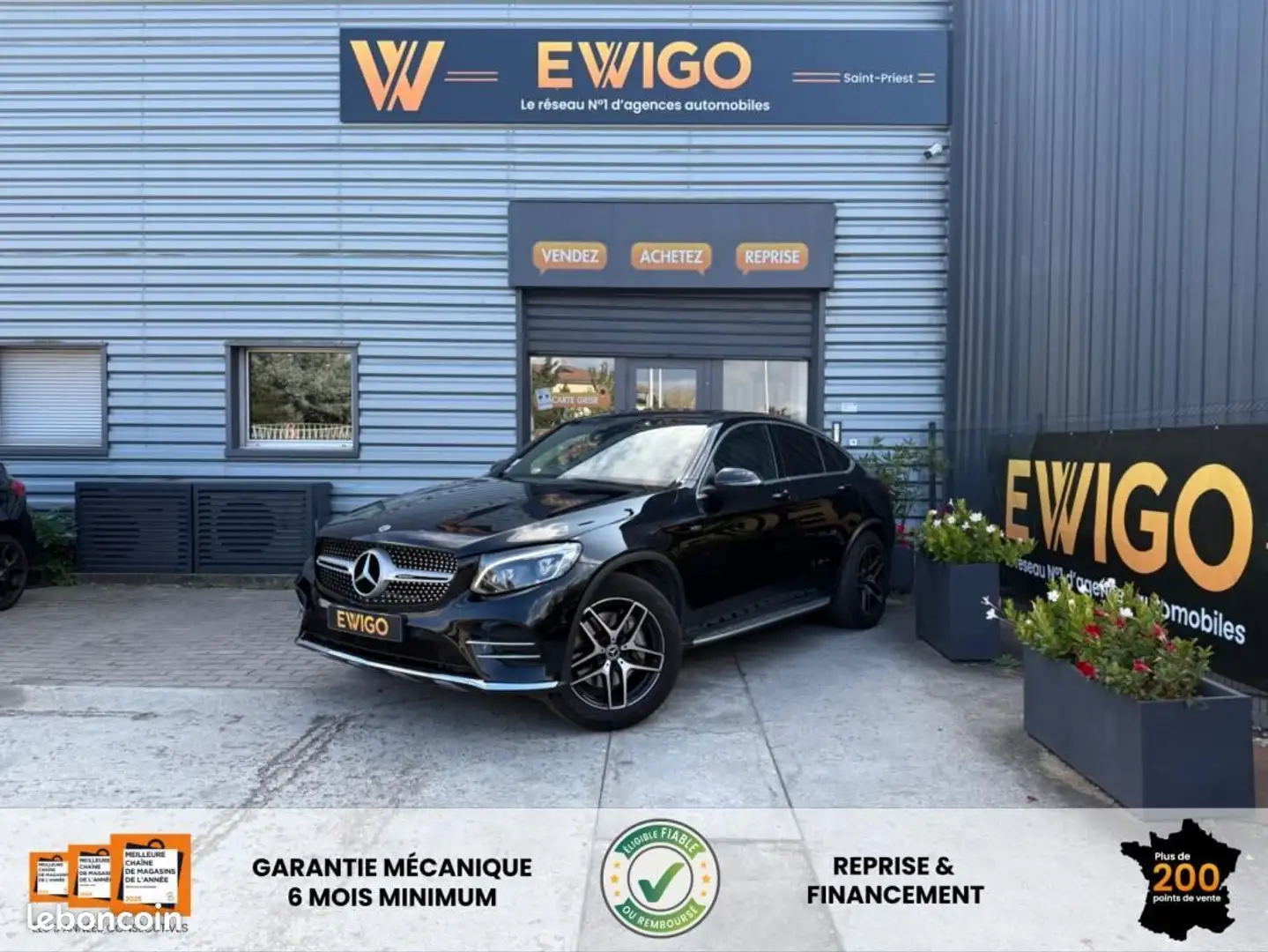 Mercedes-Benz GLC 250 Mercedes classe COUPE 2.0 250 210 EXECUTIVE 4MATIC 9G-TRONIC BVA Noir - 1