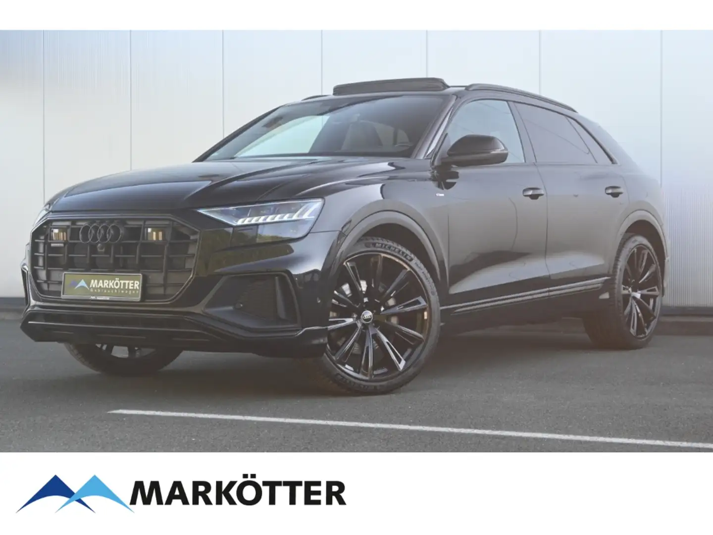 Audi Q8 50 TDI quattro S line/ACC/Pano/StandH/Matrix Nero - 1