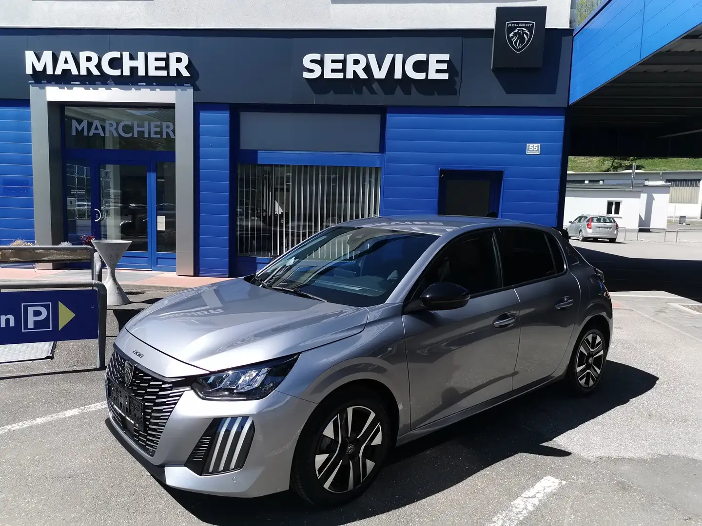 Peugeot 208 208 Hybrid 100 e-DCS6 Allure Grau - 1