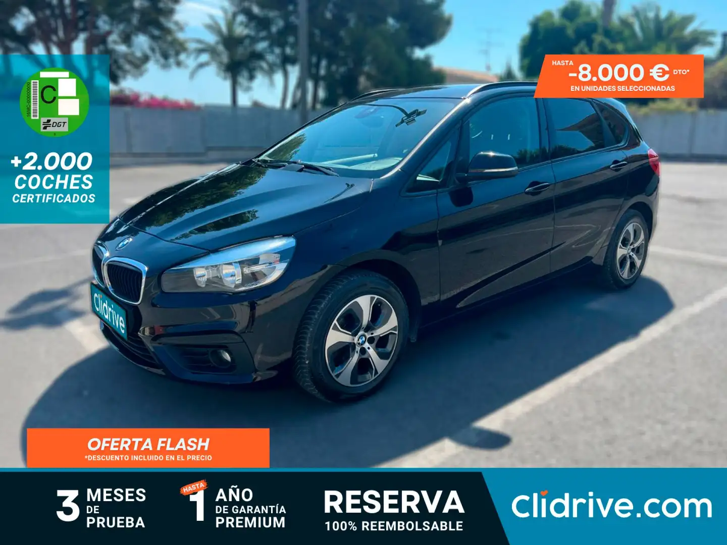 BMW 216 Active Tourer 216d Negro - 1