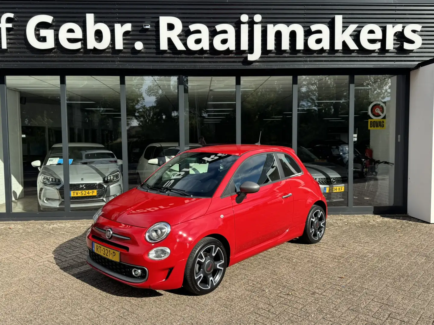 Fiat 500 0.9 TwinAir Turbo Sport*Navigatie*ECC*Apple carpla Rood - 1