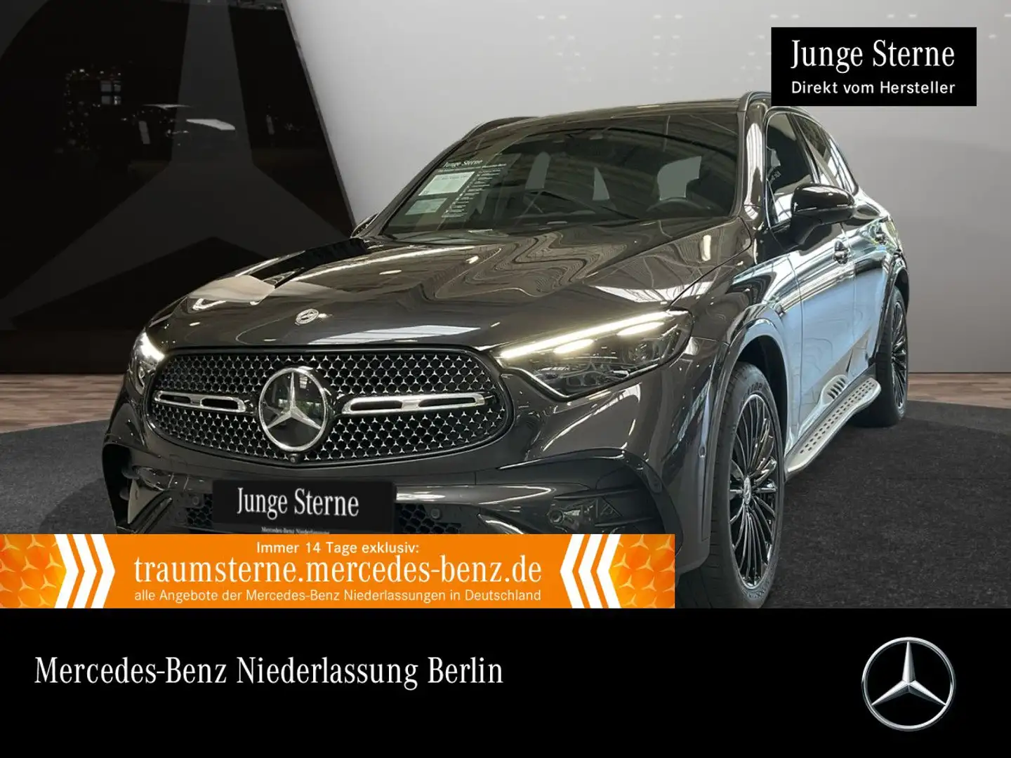 Mercedes-Benz GLC 400 e 4M AMG+NIGHT+PANO+360+AHK+BURMESTER+9G Gris - 1