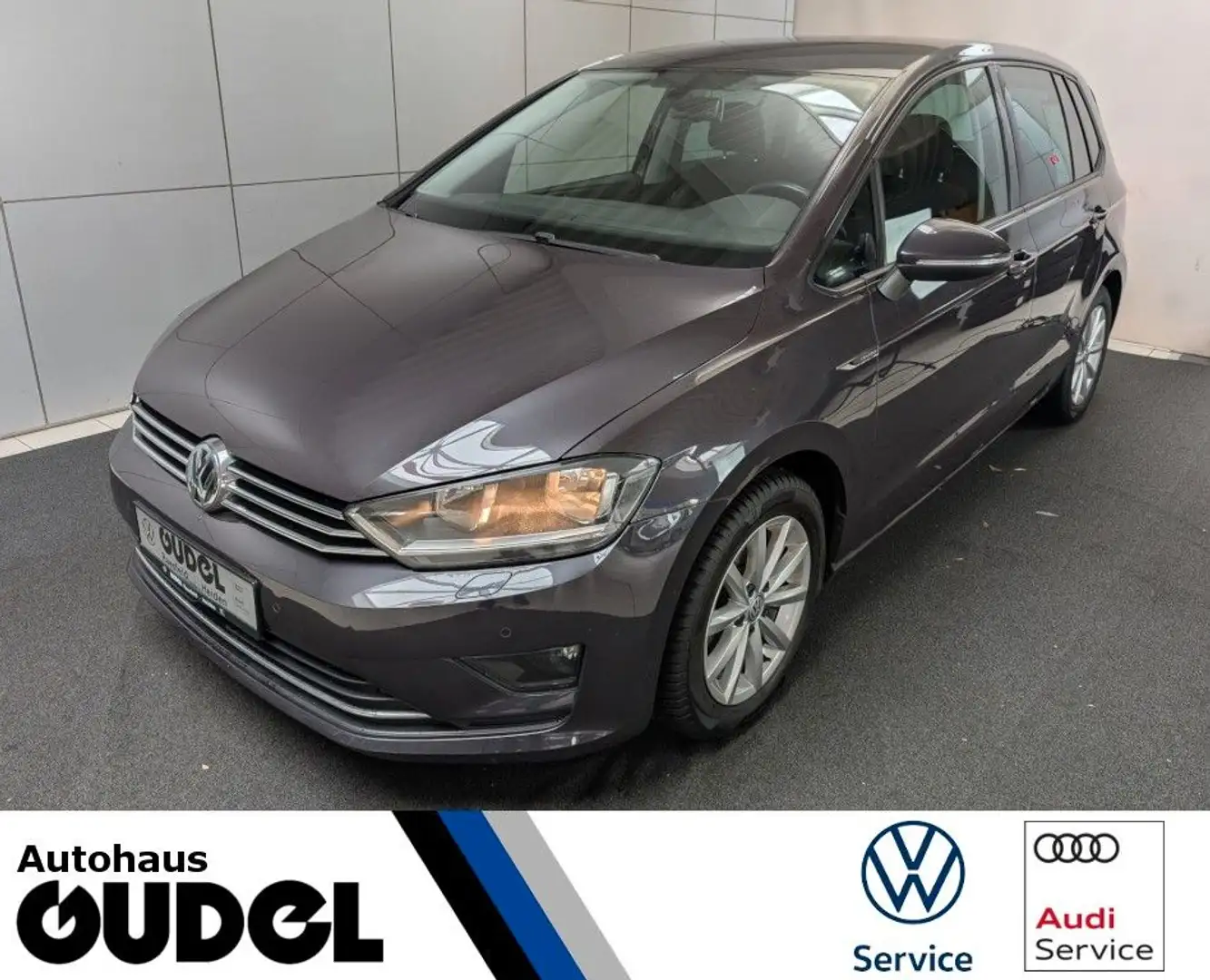 Volkswagen Golf Sportsvan Lounge 1.2 TSI AHK Parkp. Gris - 1