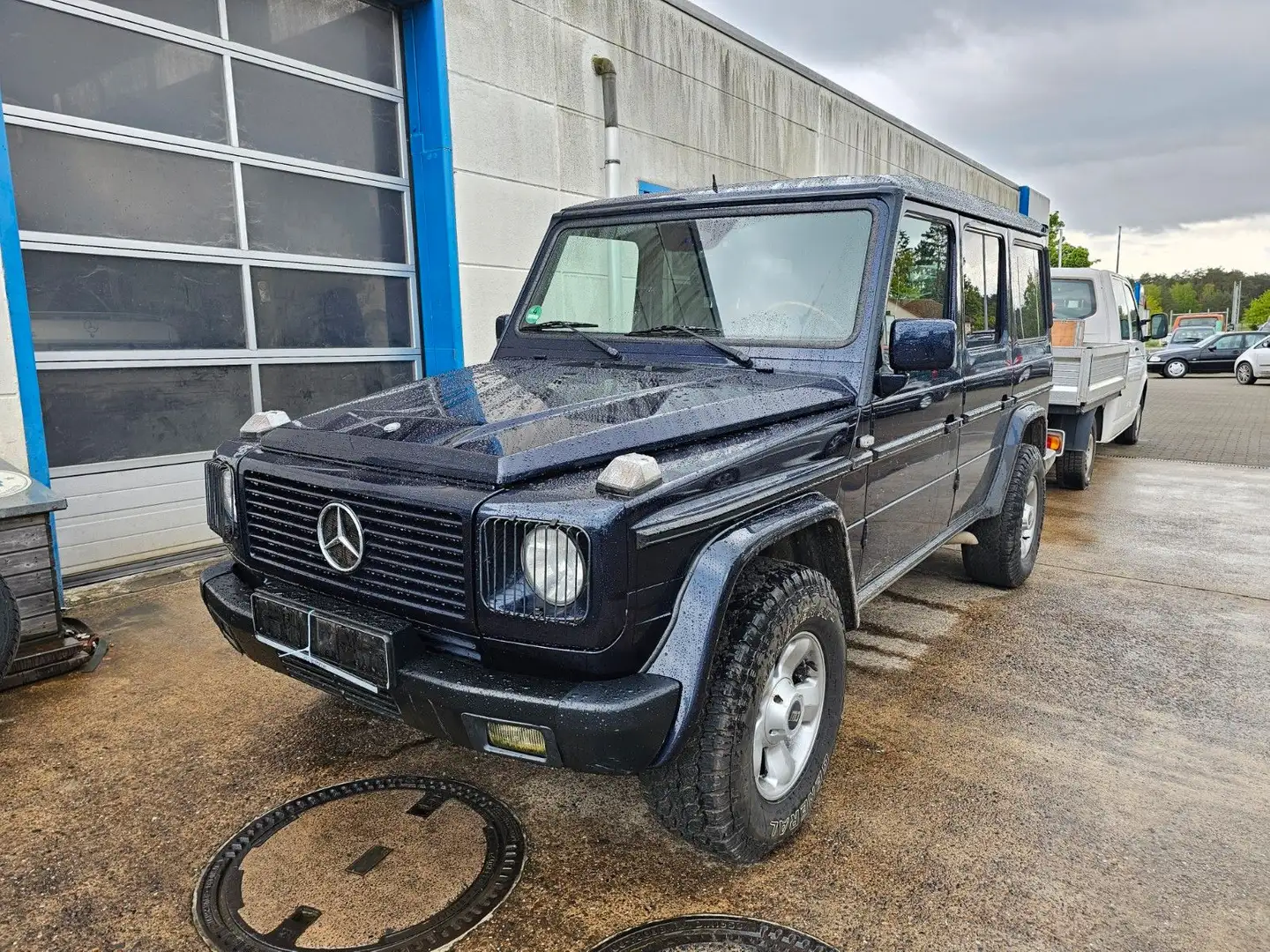 Mercedes-Benz G 270 CDI+Leder+Stdhz+Navi+deutsches Fahrzeug plava - 1