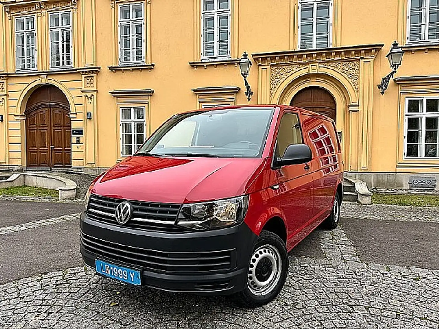 Volkswagen T6 Transporter KR HK 2,0 TDI BMT Klima, Berganfahrassistent, E... Rot - 2