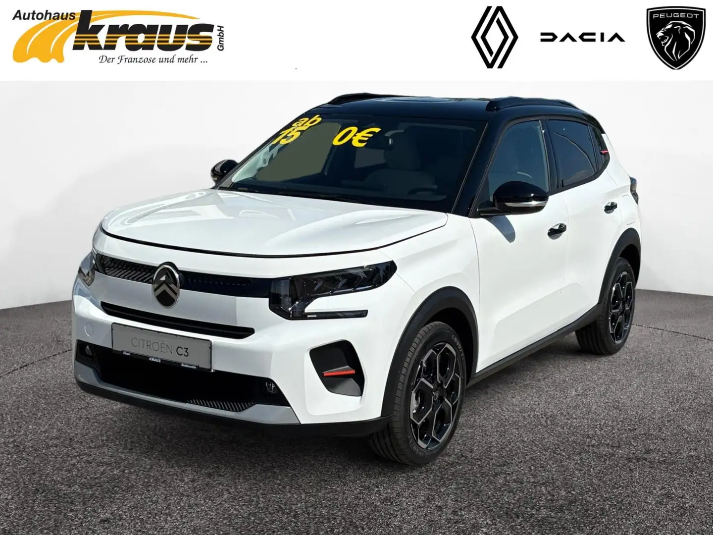 Citroen C3 Turbo 100 S&S Max SHZ NAVI KAM Weiß - 1