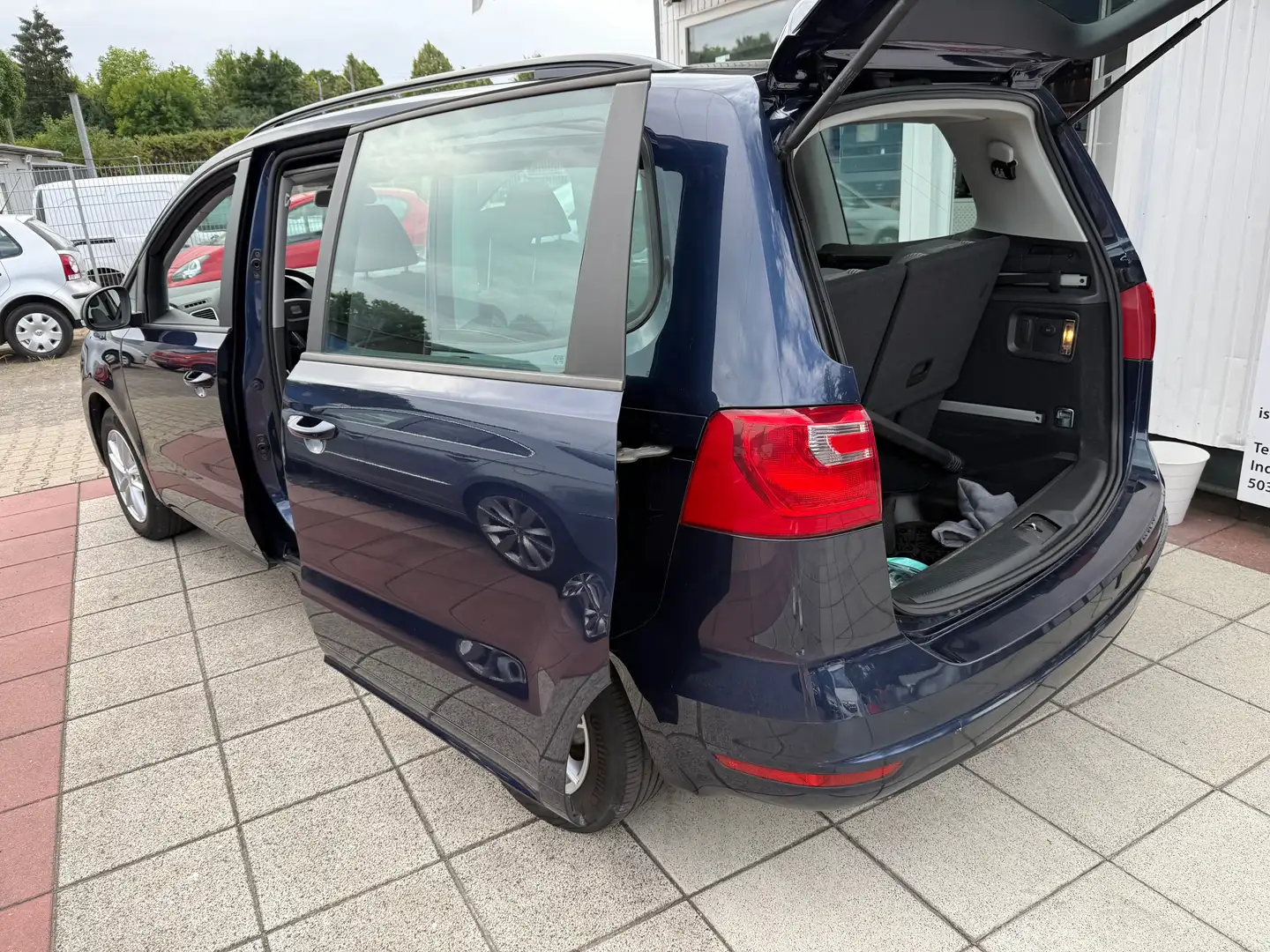 SEAT Alhambra Style 2.0 TDI 7 Sitze Aus I Hand Blauw - 2