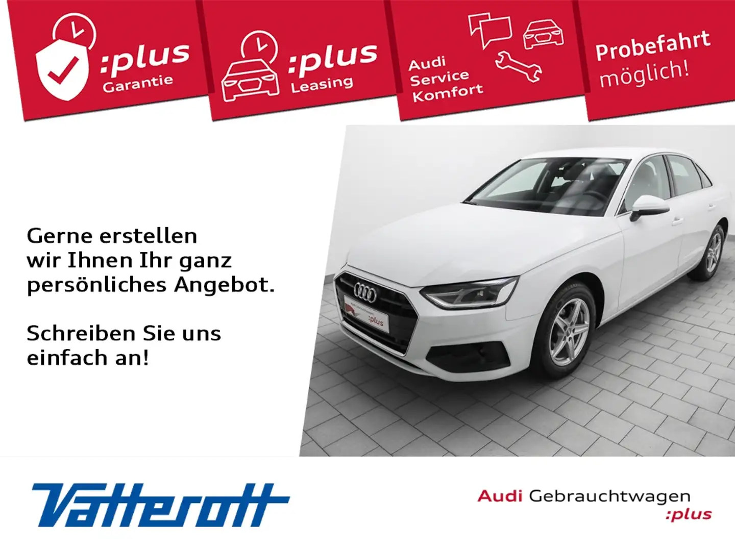 Audi A4 35 TFSI Parkhilfe Opa-Auto Blanco - 1
