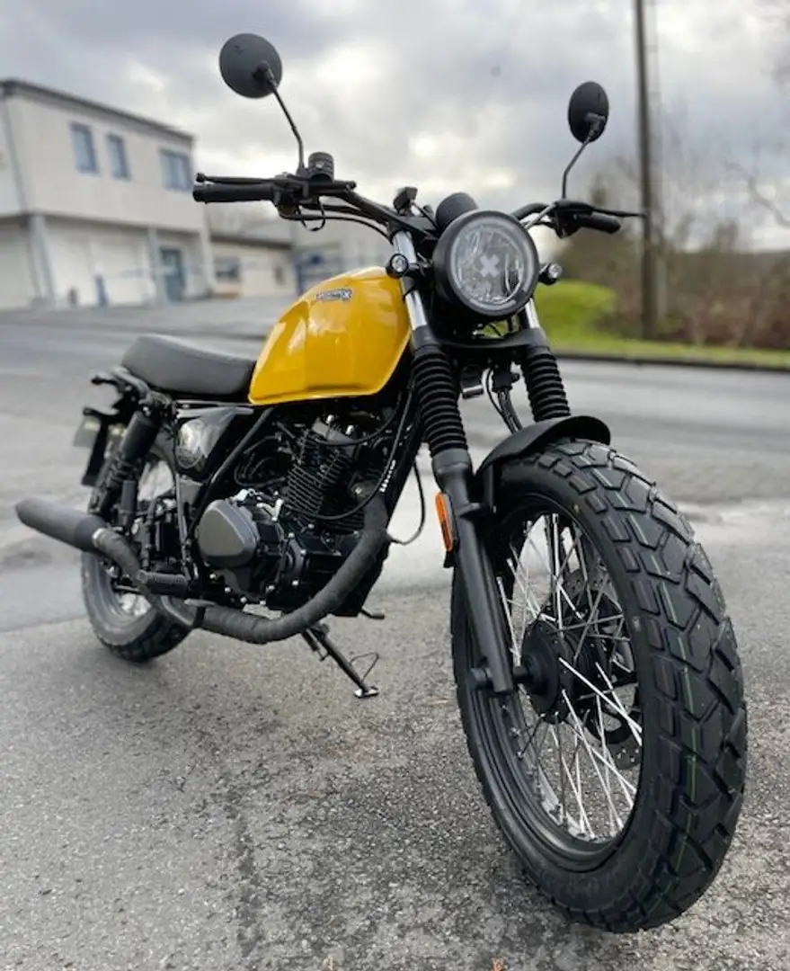 Brixton BX 125 Cromwell 125 ABS -Submarine Yellow Geel - 1