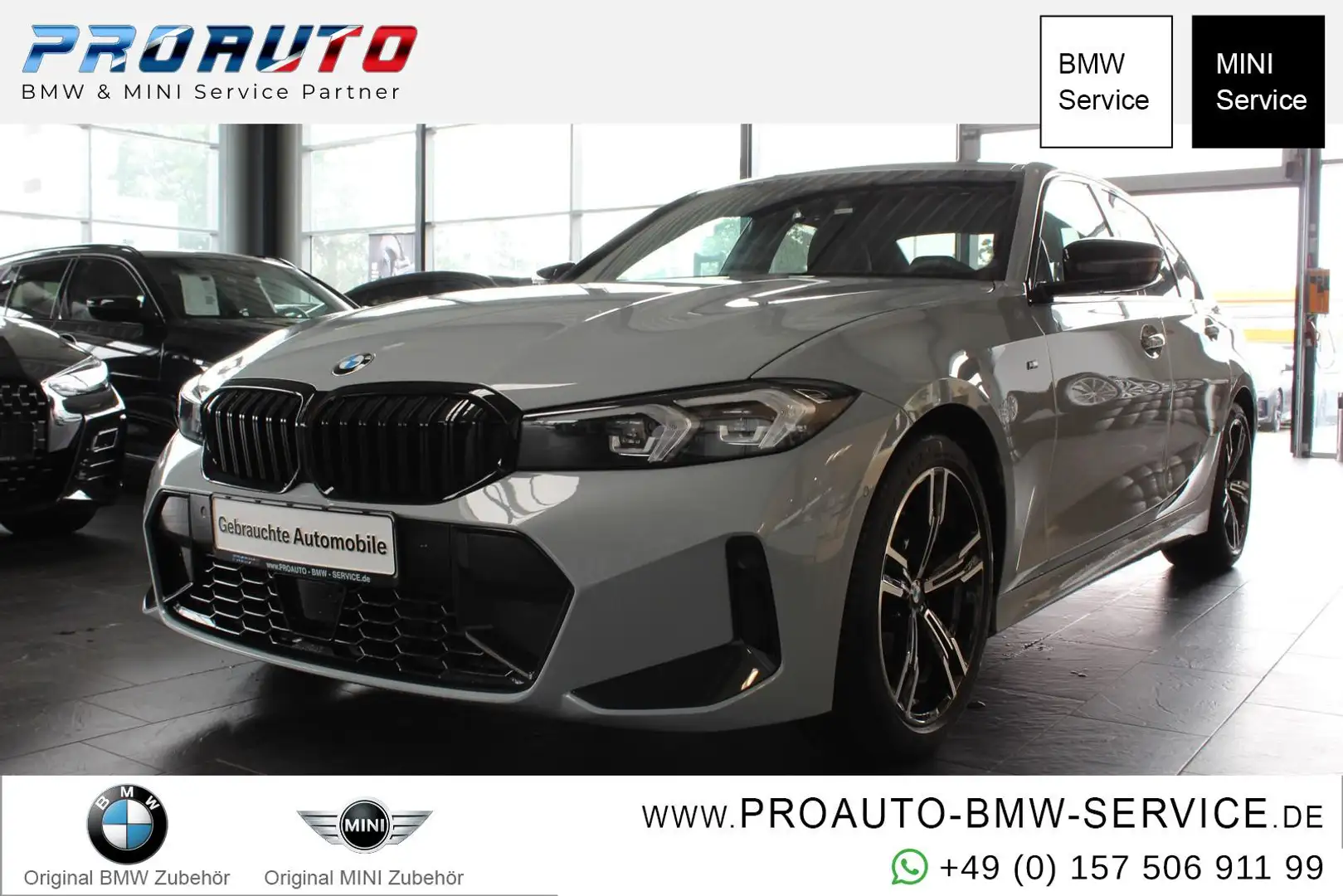 BMW 320 d M Sport Lim. LED/ACC/RFK/CockProf/HUD/Shadow Šedá - 1