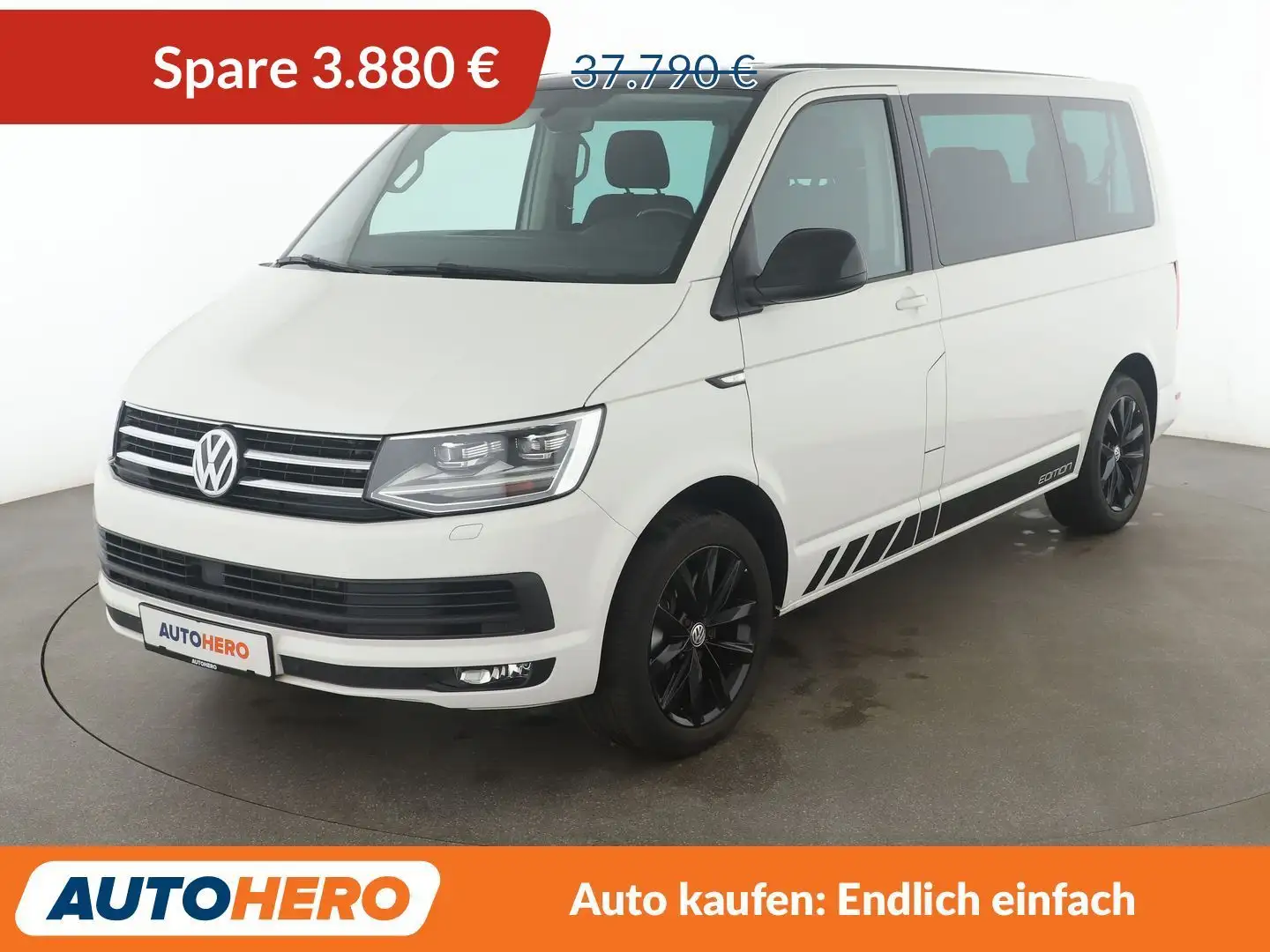 Volkswagen T6 Caravelle 2.0 TDI Comfortline Aut.*LED*ACC*PDC*SHZ Blanco - 1