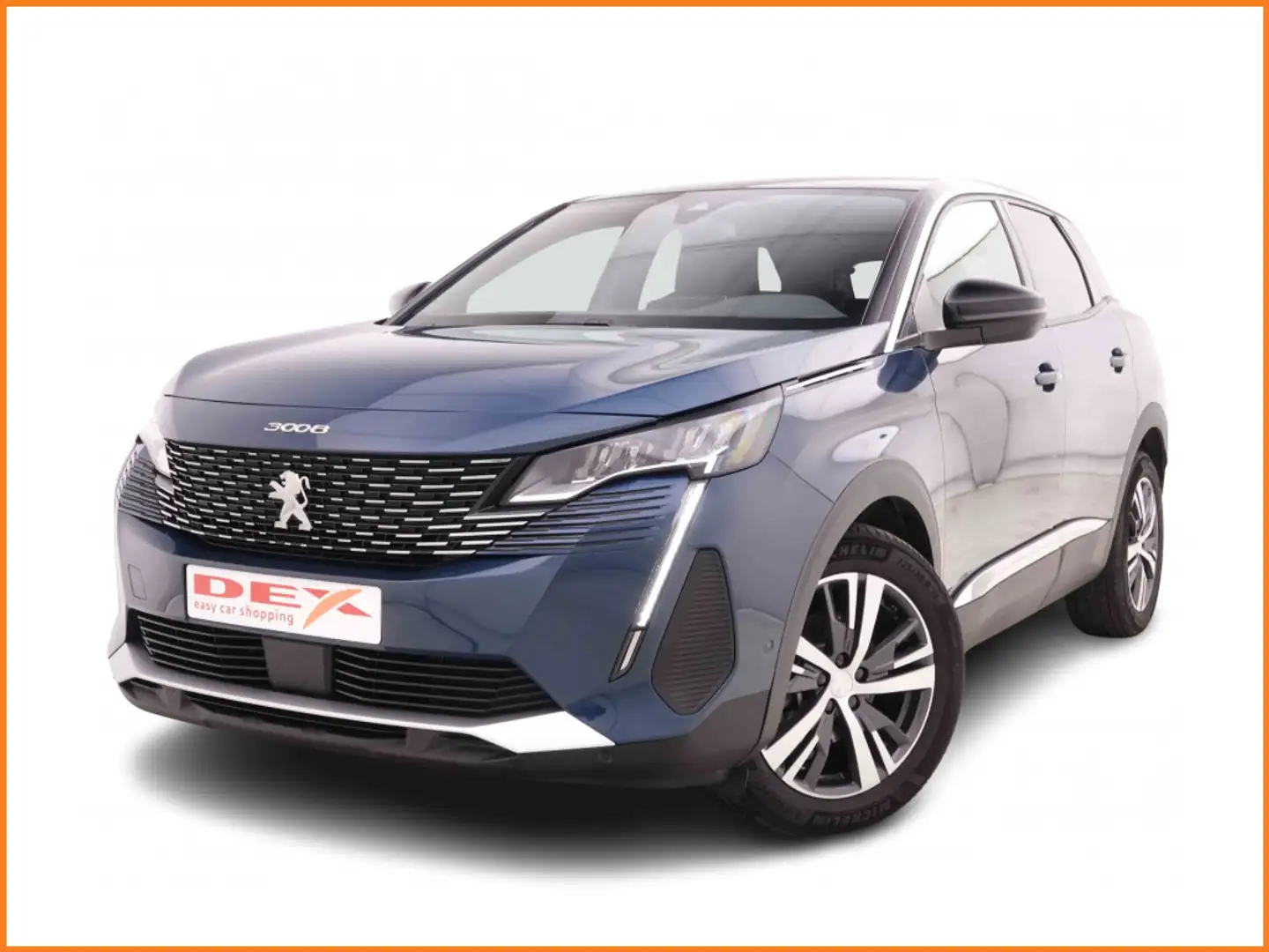 Peugeot 3008 1.2 T 130 Allure Pack + GPS Bleu - 1