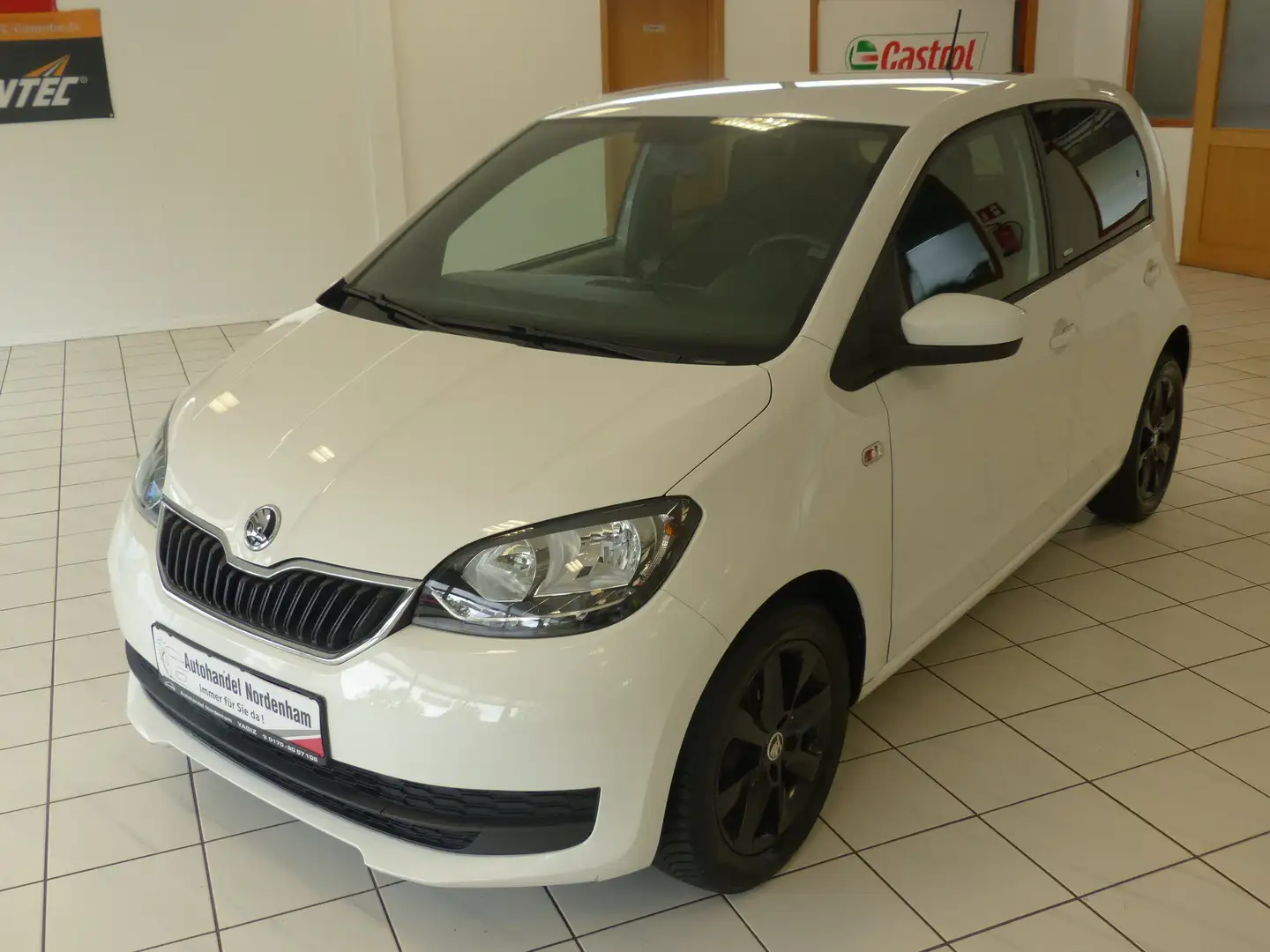 Skoda Citigo 1.0 Clever*KLIMA*SHZ*5 TRG*TÜV 08/2027* Blanc - 2