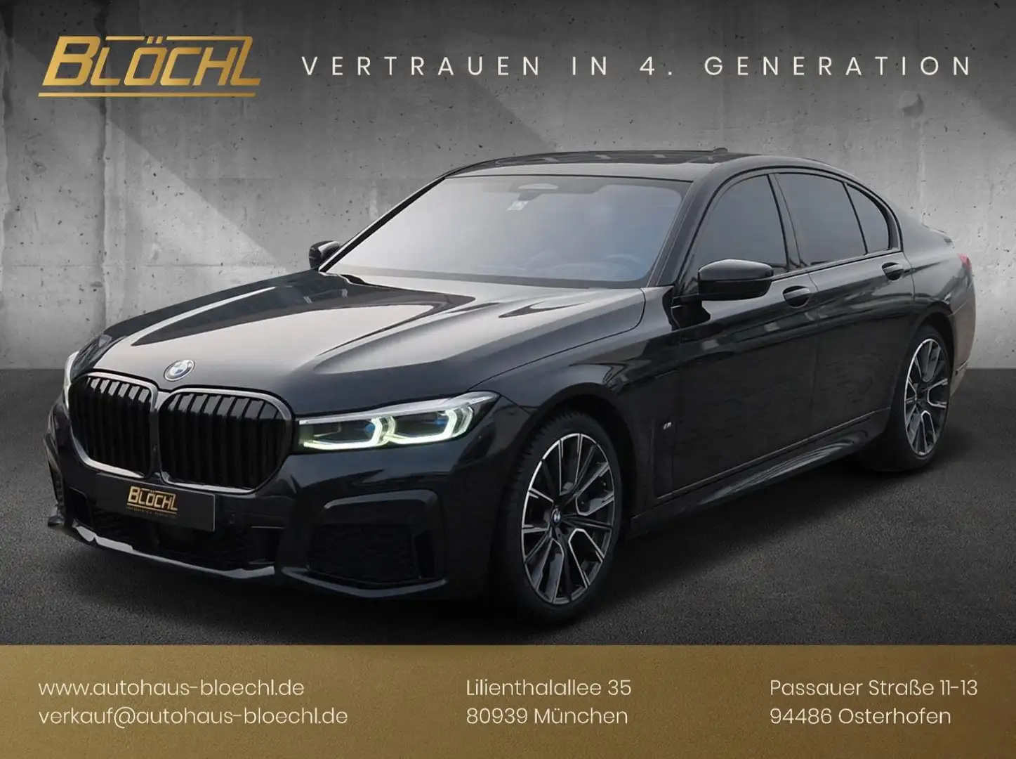 BMW 740 Ld xDrive M-Sport*1. Hand*Laserlicht*Massage* Nero - 1