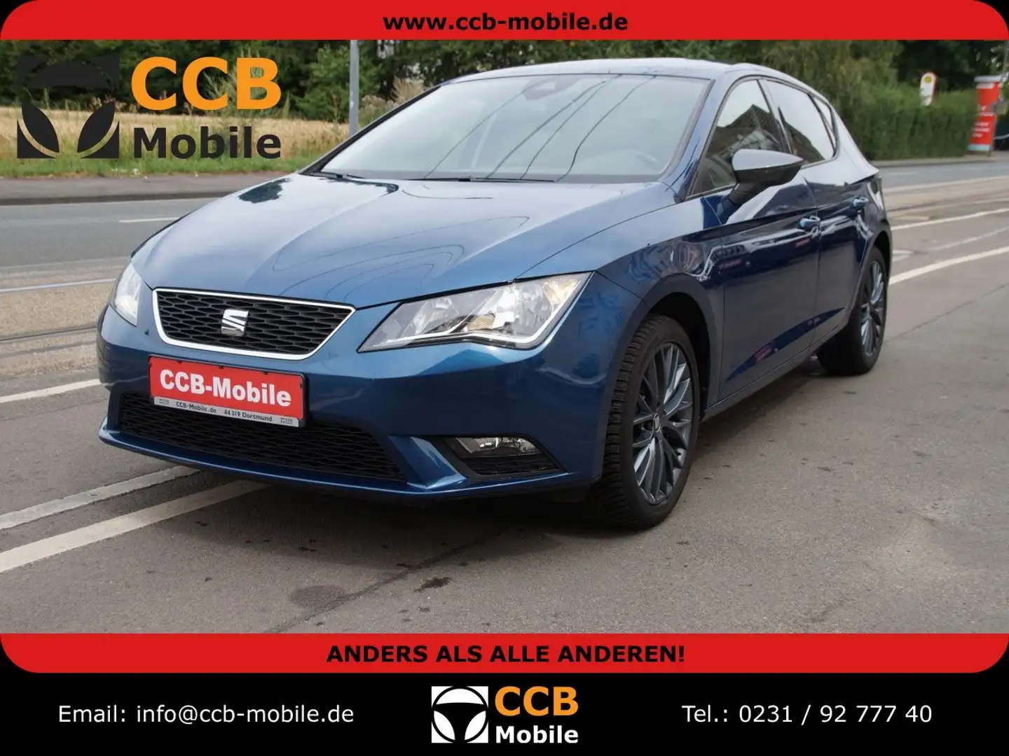 SEAT Leon Connect/1HAND/SCHEKCHEFT/ALU GJ REIFEN /GAR Blu/Azzurro - 1