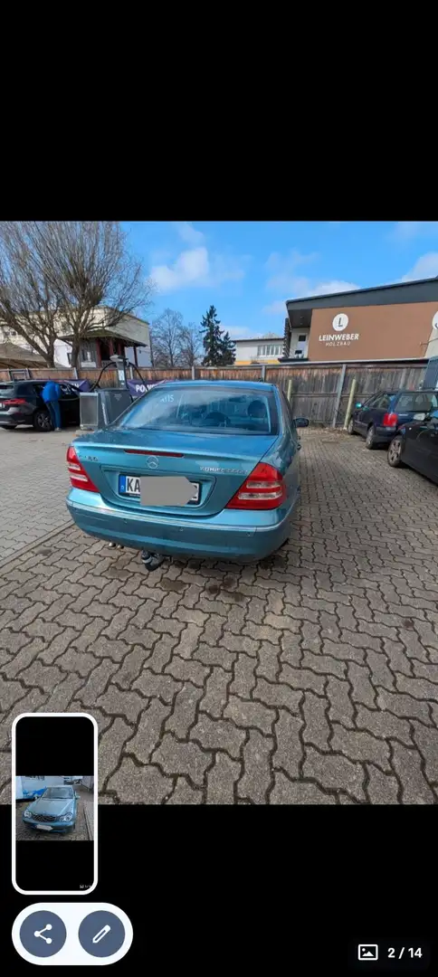 Mercedes-Benz C 180 Kompressor Avantgarde Blau - 2