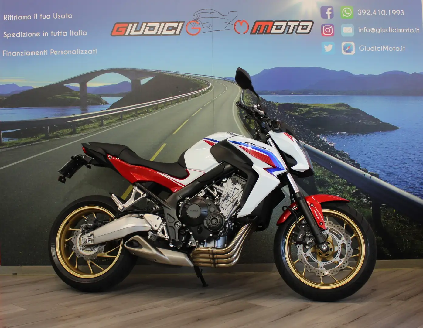 Honda CB 650 F - 2016 - km 15523 Rot - 1