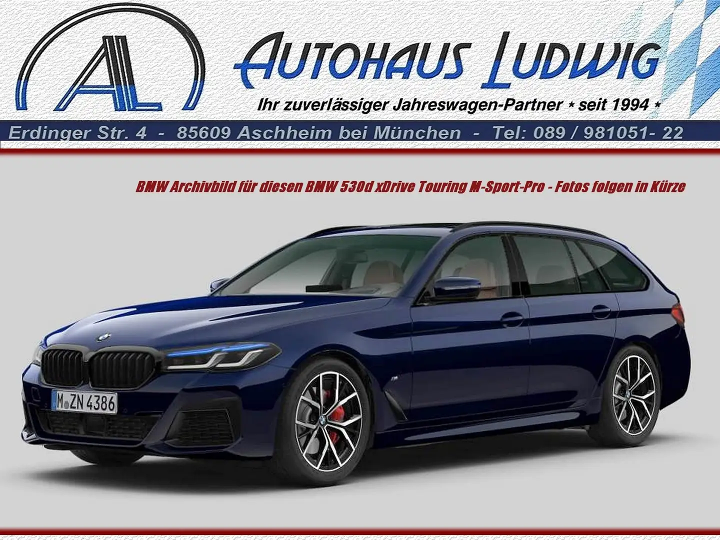 BMW 530 dA xDrive M-Sport-Pro*AHK*Standh.*ACC*NP:96.830 Blu/Azzurro - 1