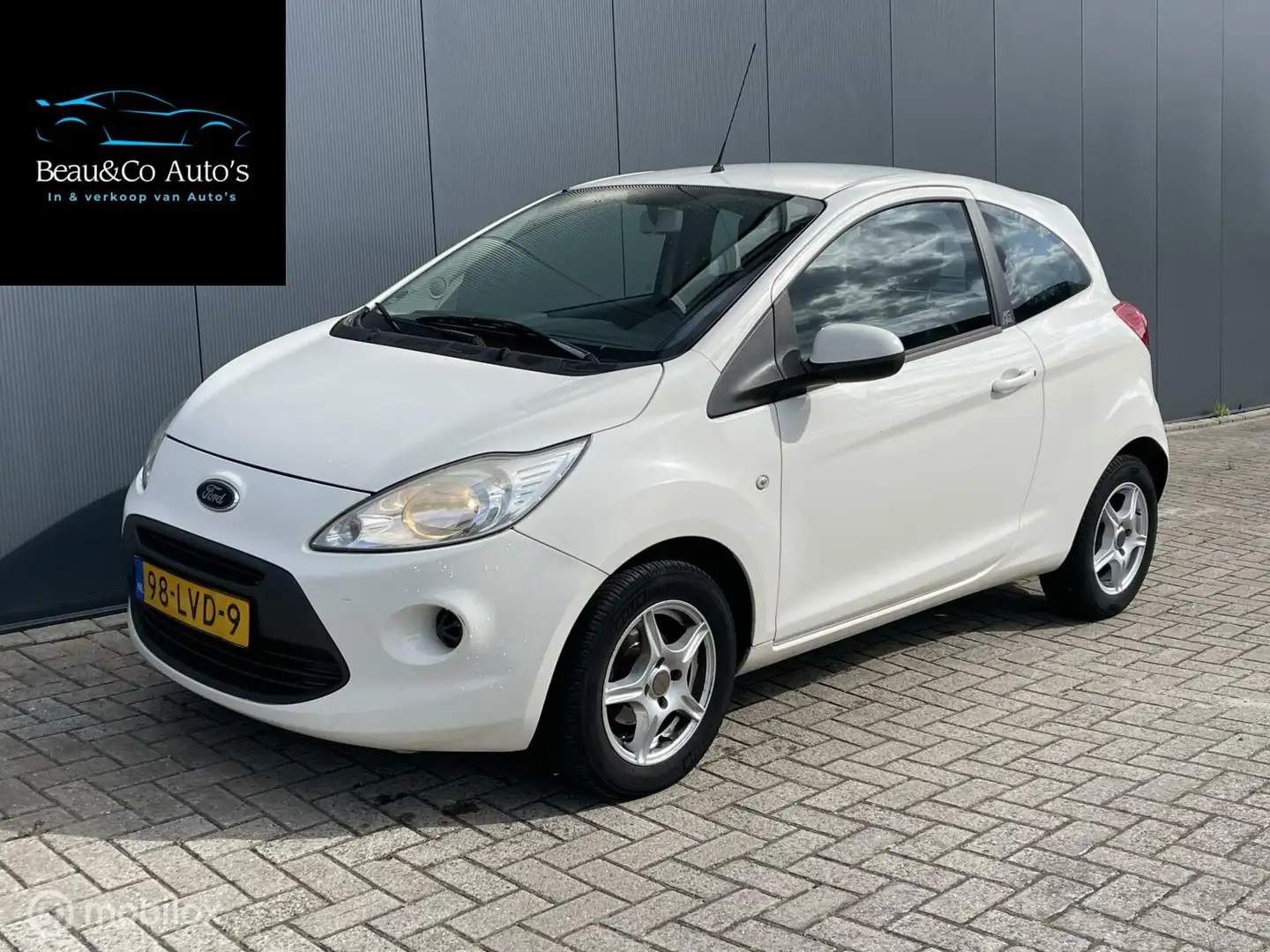 Ford Ka/Ka+ 1.2 Cool&Sound|Airco! | Nieuwe Apk! Wit - 1