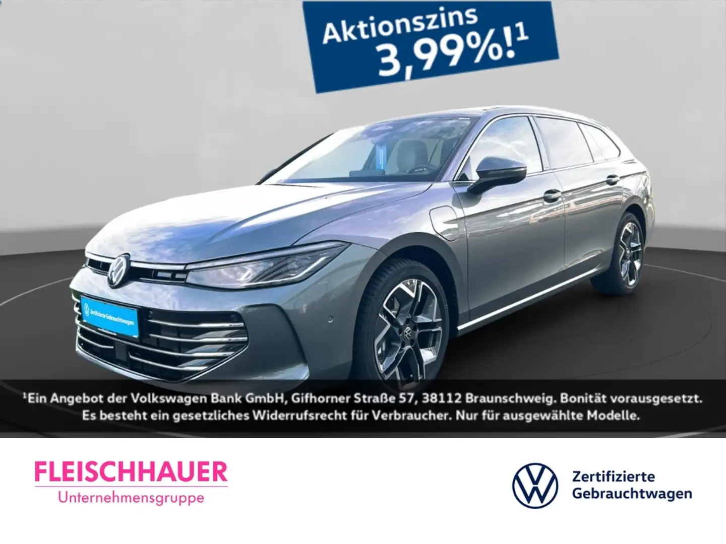 Volkswagen Passat 1.5 TSI eHybrid Elegance DSG+AHK+KAMERA Grau - 1