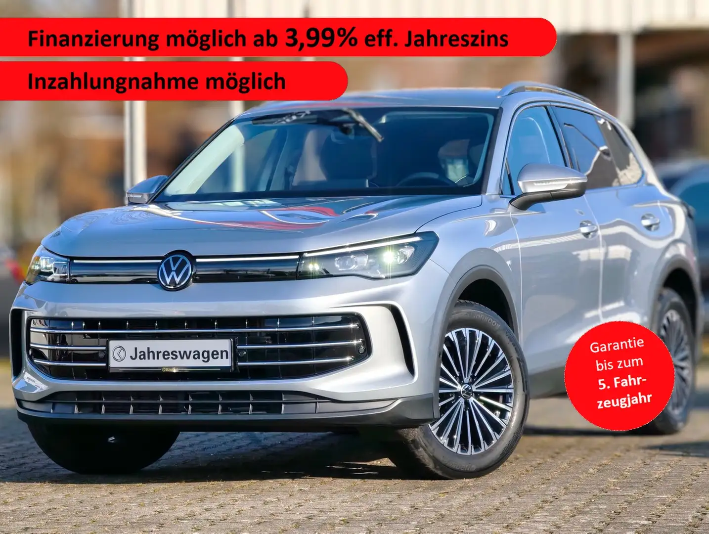 Volkswagen Tiguan Elegance 2.0 TDI DSG AHK*LEDplus*Nav*HuD*Kamera* Silber - 1