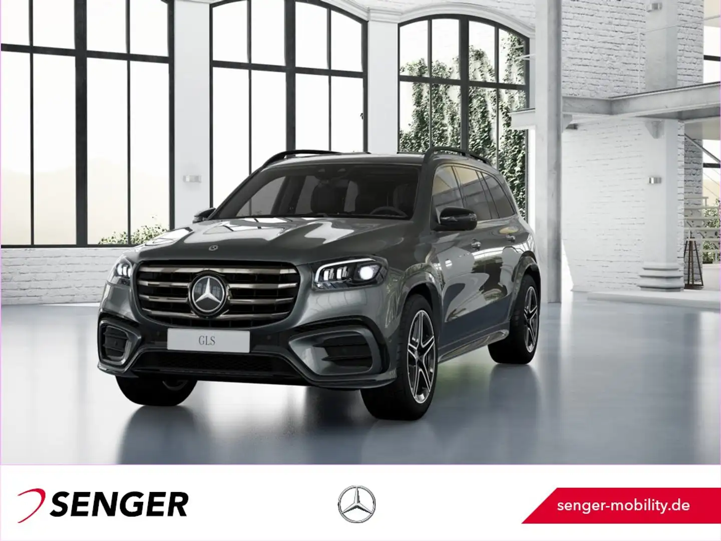 Mercedes-Benz GLS 450 d 4M AMG-Line Standheizung Panorama AHK Grijs - 1