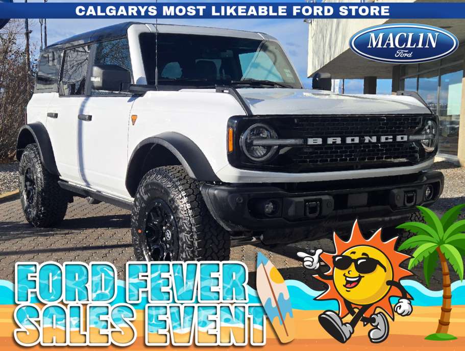 White 2025 Ford Bronco SUV / Crossover Four-Wheel Drive Automatic