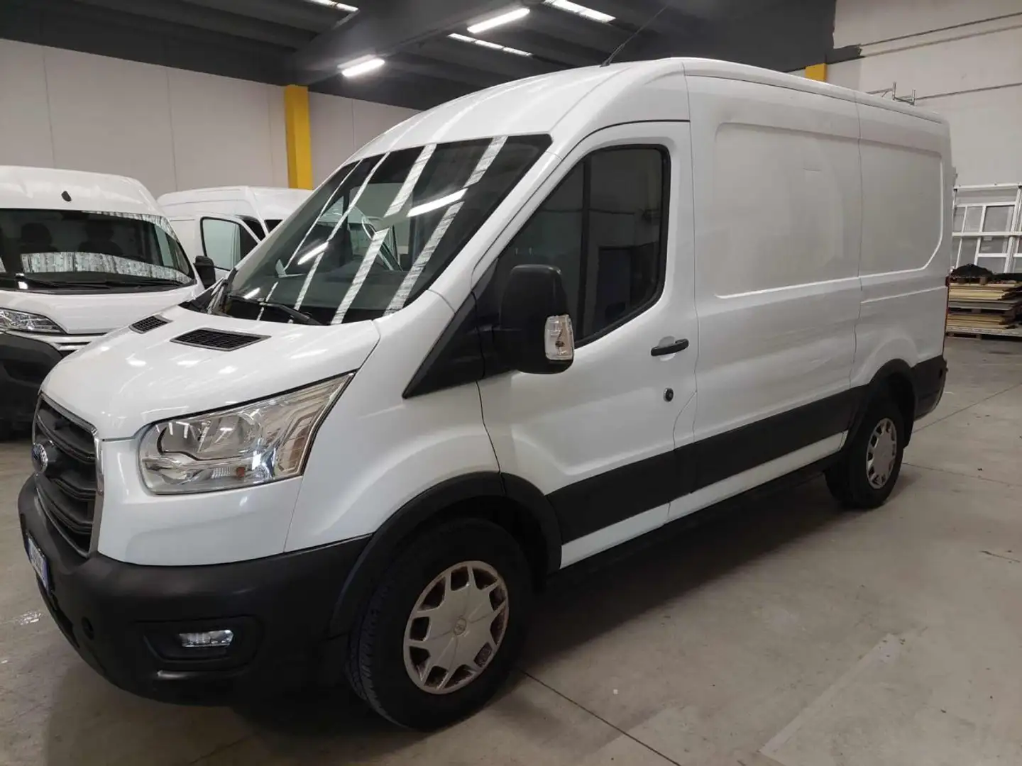 Ford TRANSIT 350 2.0TDCi EB MHEV PM-TM Furgone Blanc - 1