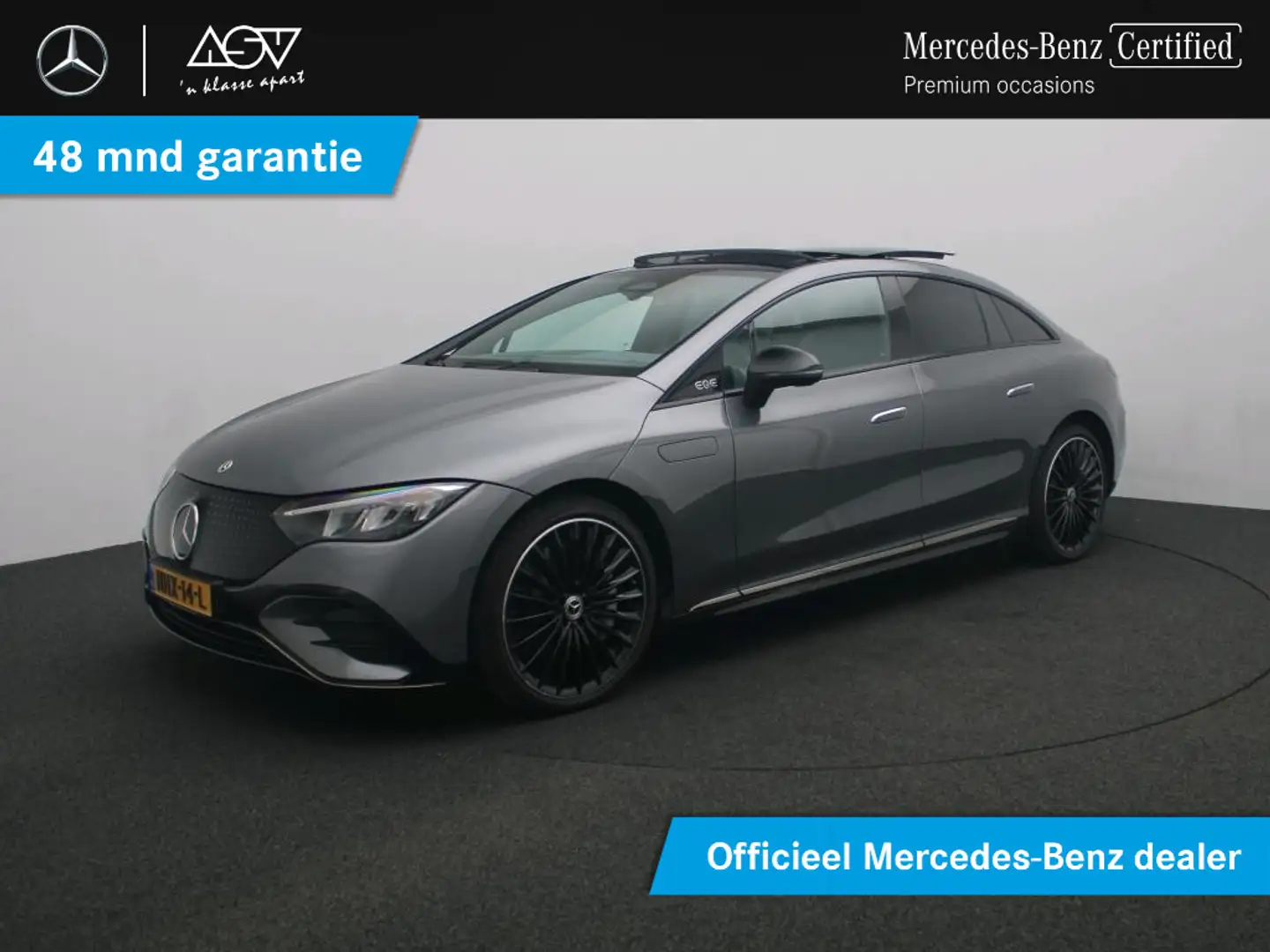 Mercedes-Benz EQE 300 Business Solution AMG 90 kWh Luchtvering, Panorama Grijs - 1