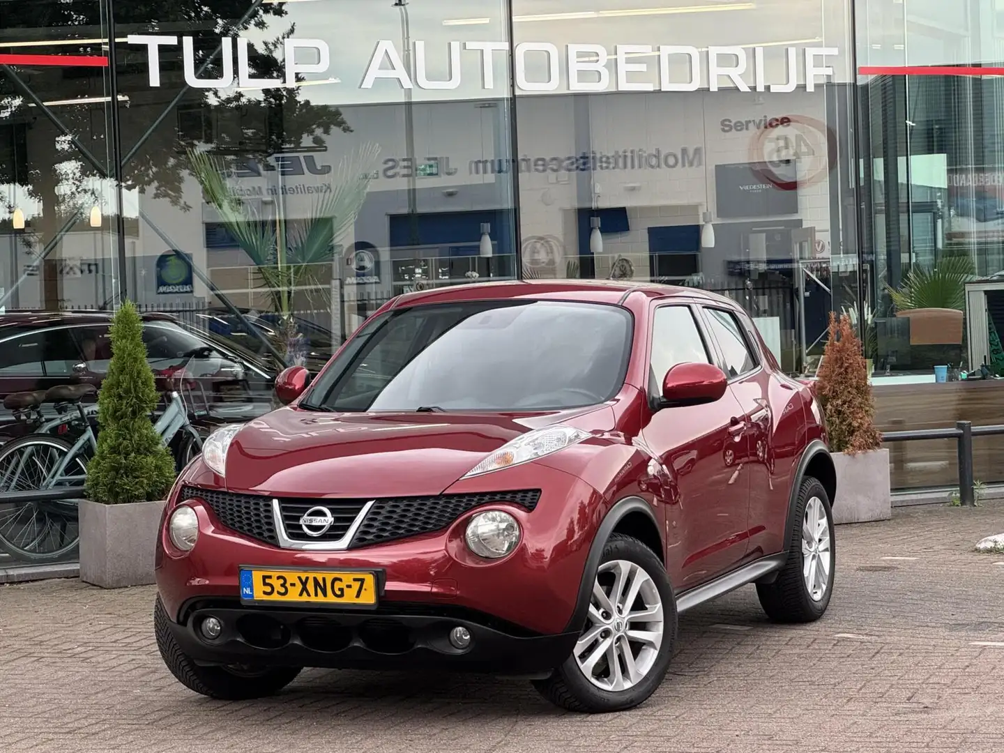 Nissan Juke 1.6 Acenta Eco bj 2012 Navi Clima Top staat !!! Rood - 2