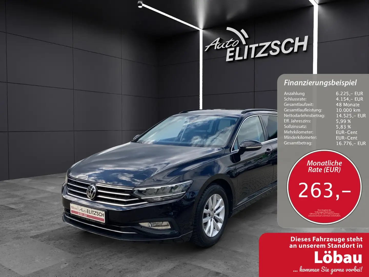 Volkswagen Passat Variant BUSINESS TSI DSG LED Navi ACC SH PDC LM Schwarz - 1