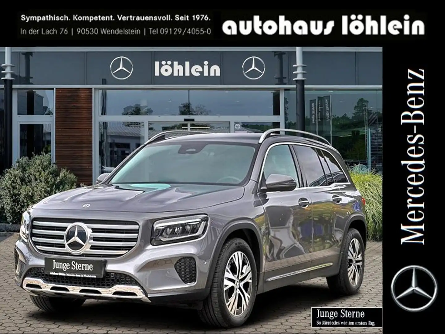 Mercedes-Benz GLB 220 4M Progressive ADV 7SITZE+AHK+MEMORY+EL- Grau - 1
