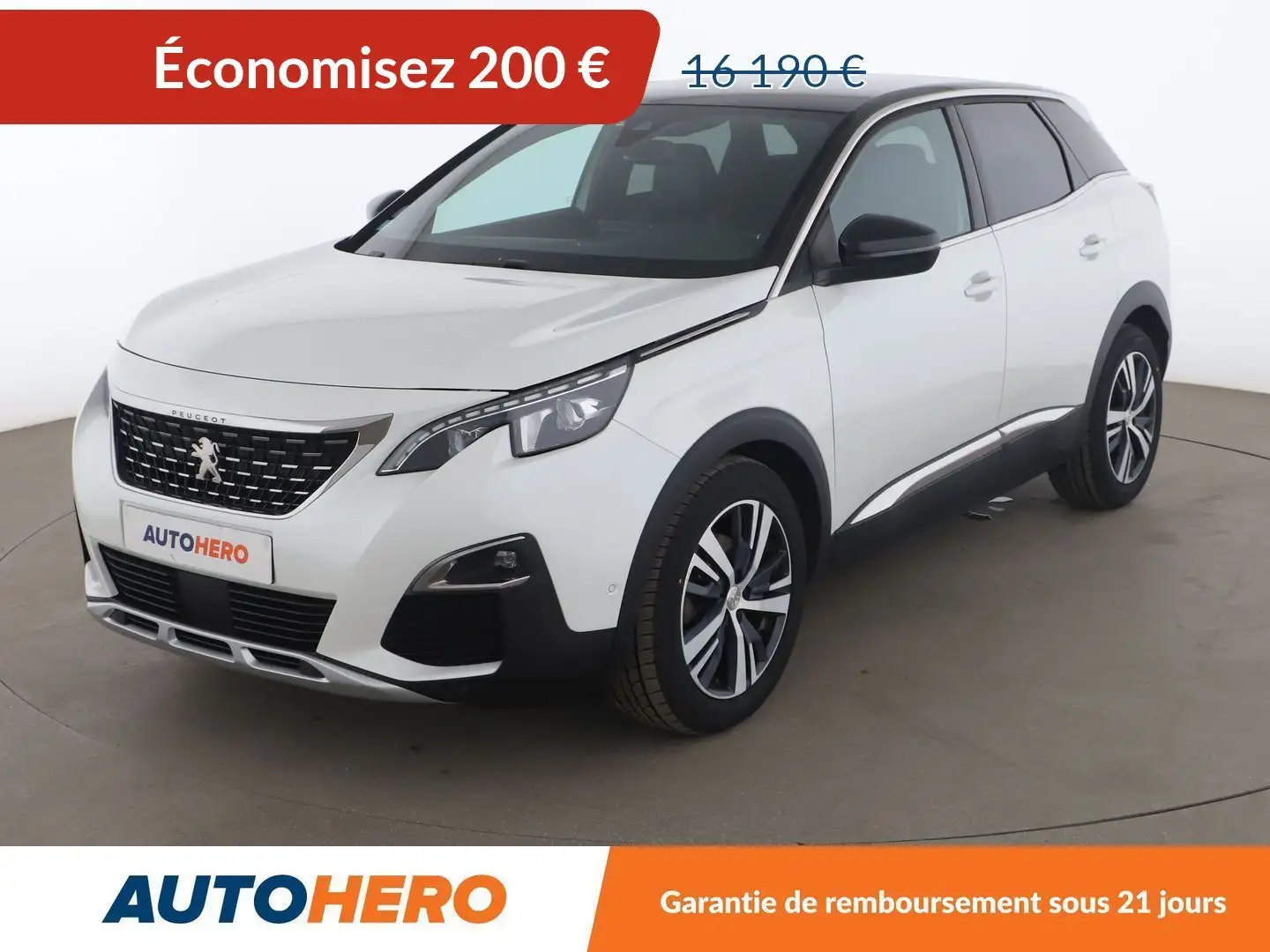 Peugeot 3008 1.6 THP GT Line EAT6 Blanc - 1
