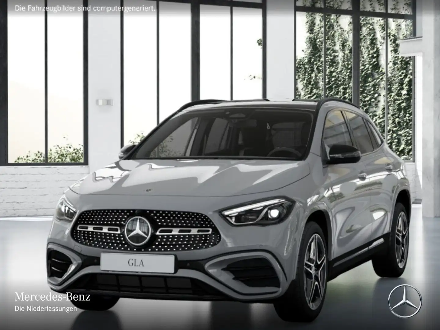 Mercedes-Benz GLA 200 d AMG+NIGHT+PANO+AHK+MULTIBEAM+KAMERA+19" Grau - 2
