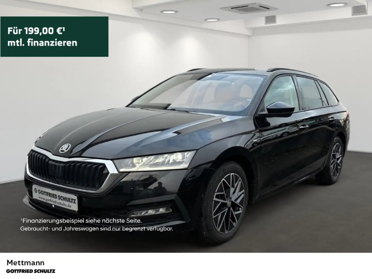 Skoda Octavia Com 2.0 TDI Clever DSG LED NAVI AHK SHZ PDC LM ZV Schwarz - 1