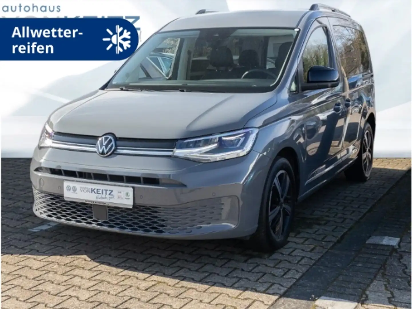Volkswagen Caddy Style 1.5 TSI +AHK+ALLW+RFK+KLS+NAVI+7Sitz++ Gris - 1