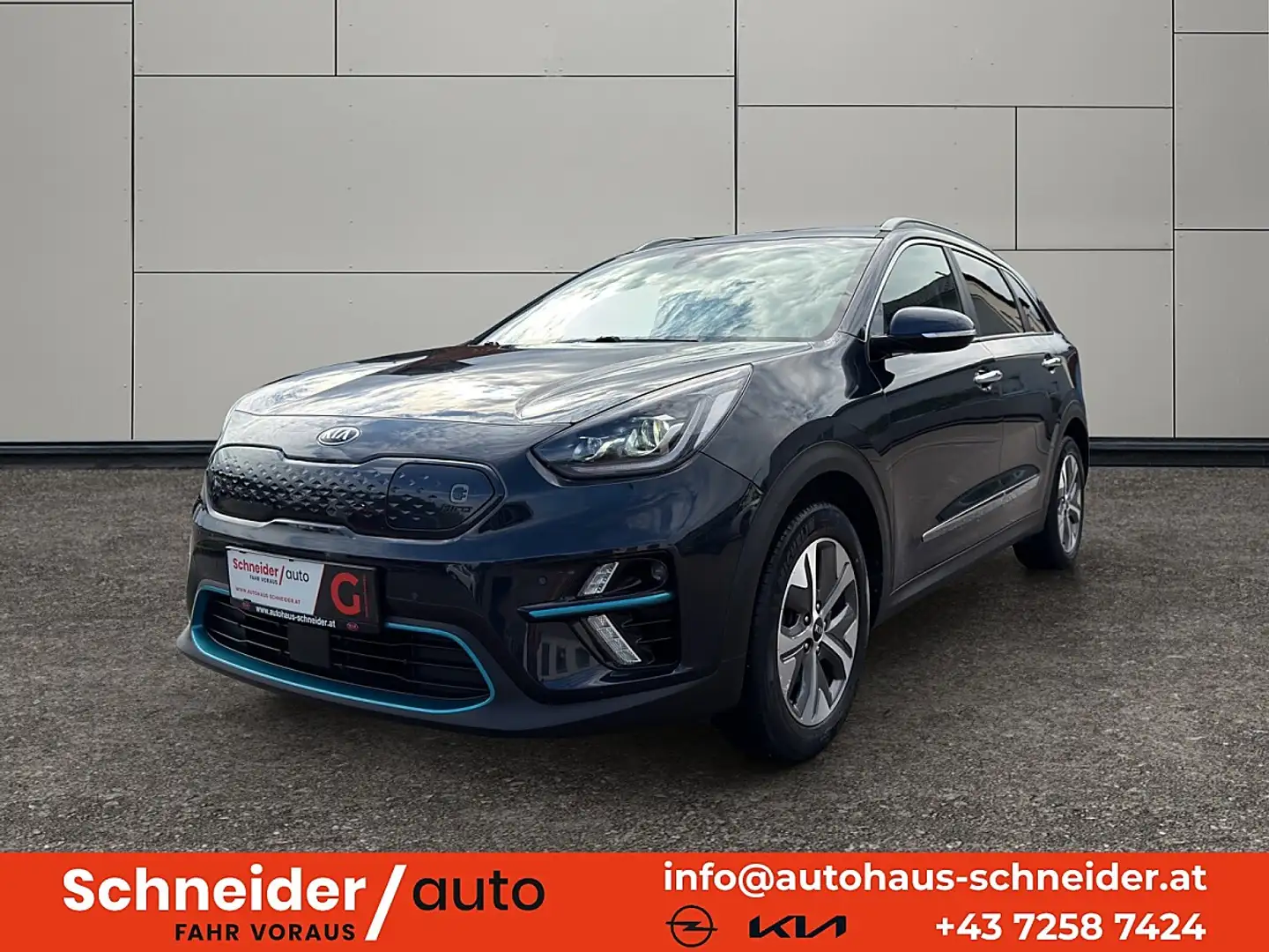 Kia e-Niro Niro EV 64kWh long Range Gold Aut. 3-phasig Blau - 1